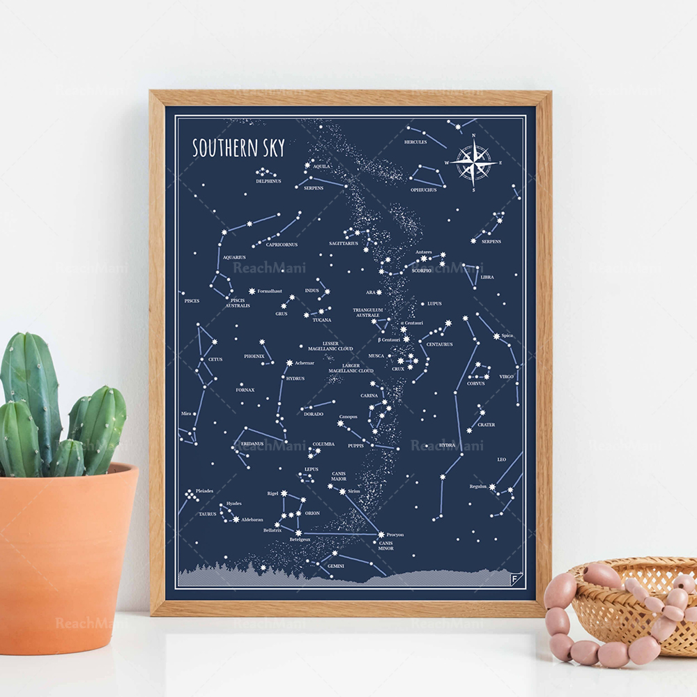 Little & Big Astronomer Prints - Custom Star Map ulasan dan harga