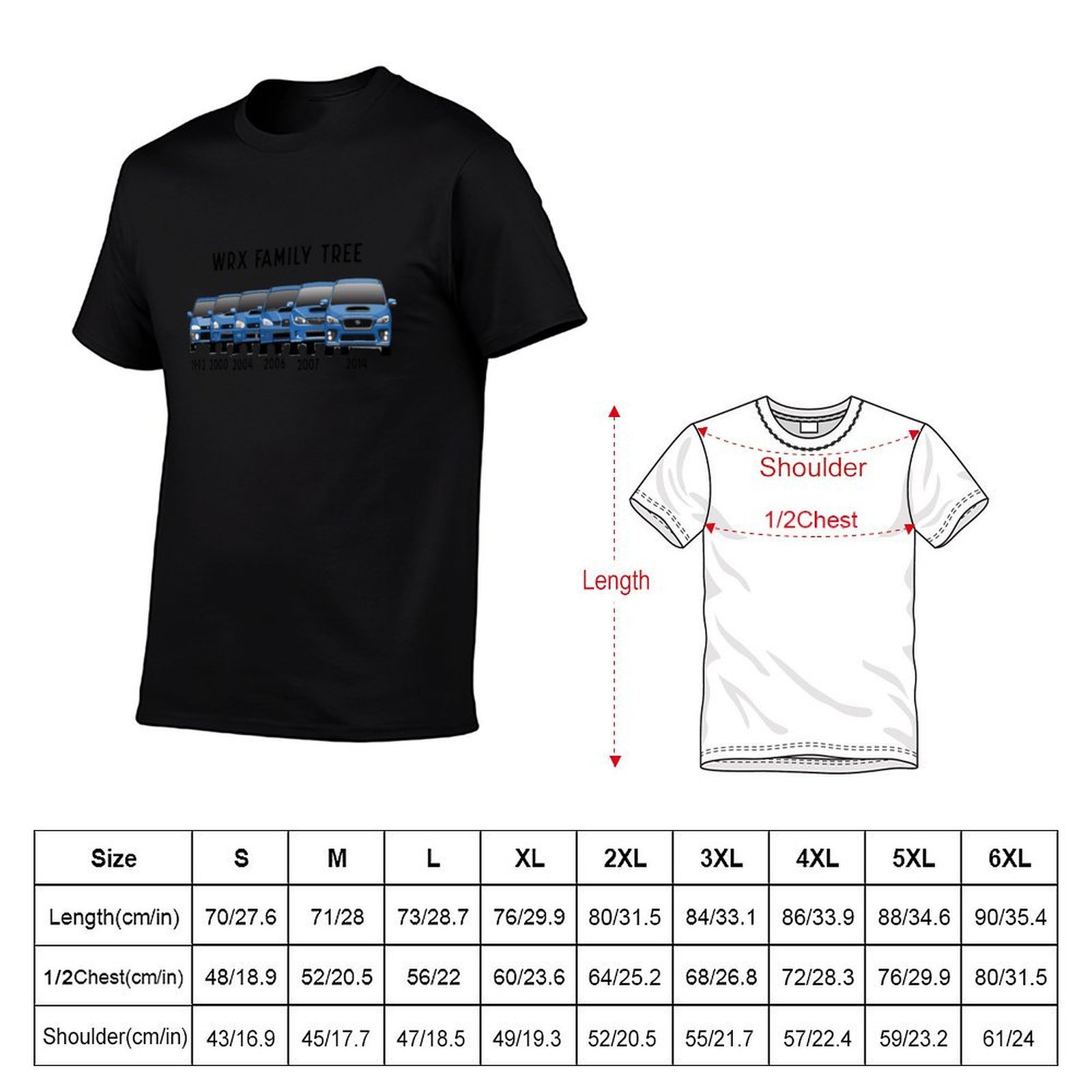 WRX family tree T-Shirt graphi - Family Tree Print ulasan dan harga