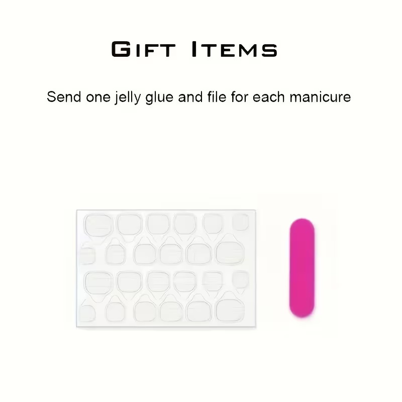 10Pcs Ramadan Press-On Nails—M - Pressed Flower Art ulasan dan harga