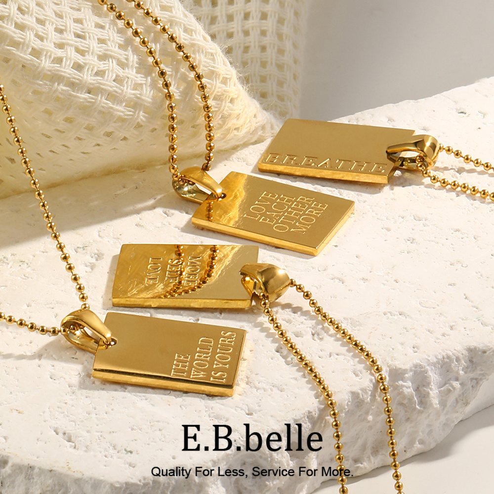 E.B.belle Stylish Hip Hop Pers - Birth Flower Necklace ulasan dan harga