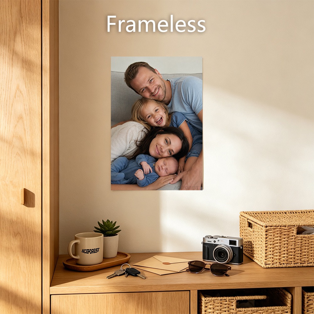 2D Personalized Photo Canvas W - Engraved Wood Frame ulasan dan harga